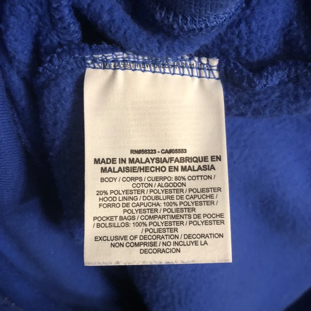 Duke Blue Devils Nike Pullover Hoodie Men's Sz S Blue White NCAA Basketball Rare